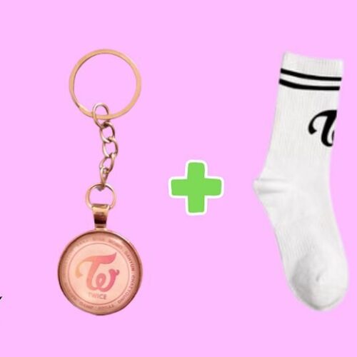 Twice Light Pack: Socks + Keychain