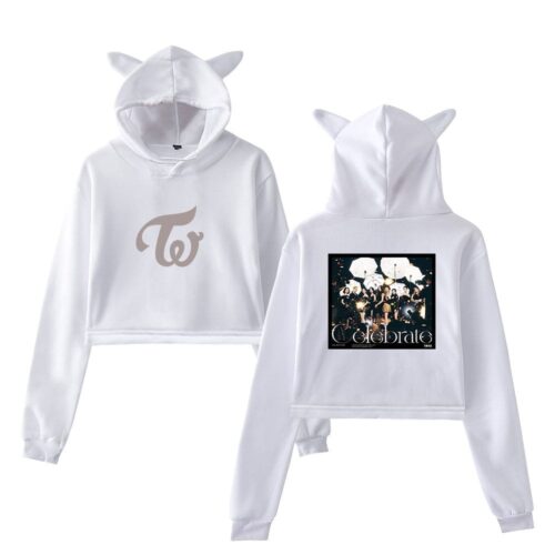 Twice Celebrate Cropped Hoodie #2