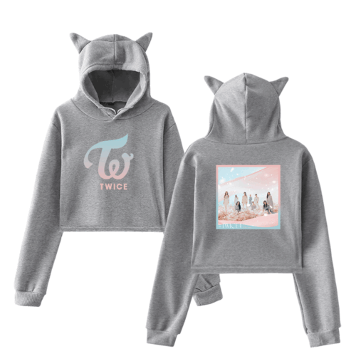 Twice4 Cropped Hoodie #3