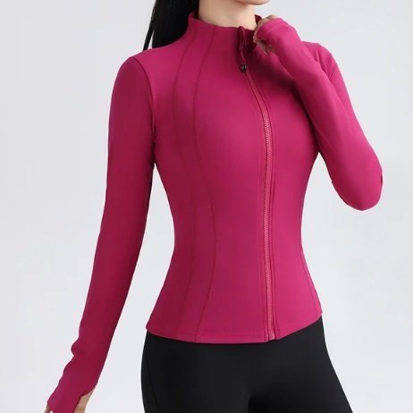 Full Zip Yoga Top #1