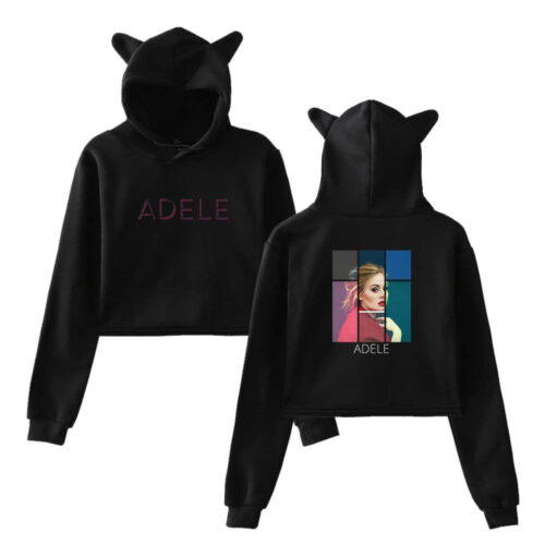 Adele Cropped Hoodie #2 + Gift