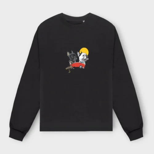 French Bulldog Sweatshirt #309 + GIFT- driving