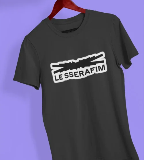 Le Sserafim Crossed Logo T-Shirt