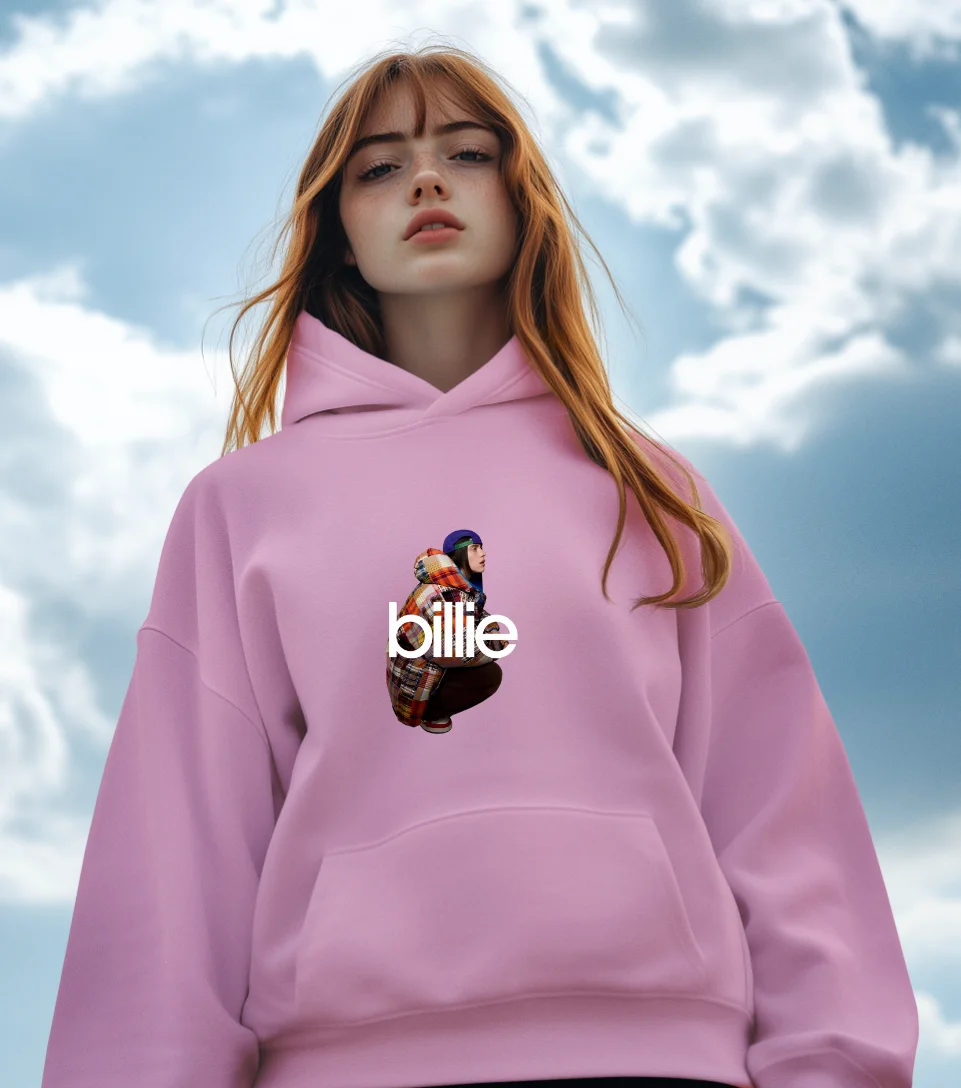 Billie Eilish Anime Portrait Hoodie