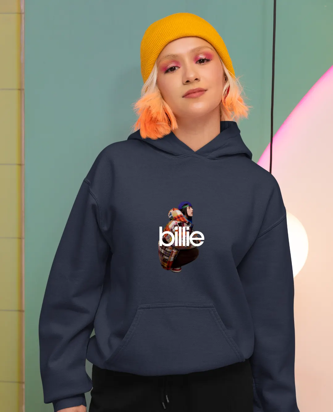 Billie Eilish Anime Portrait Hoodie