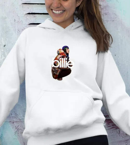 Billie Eilish Anime Portrait Hoodie