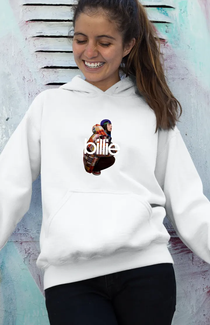 Billie Eilish Anime Portrait Hoodie