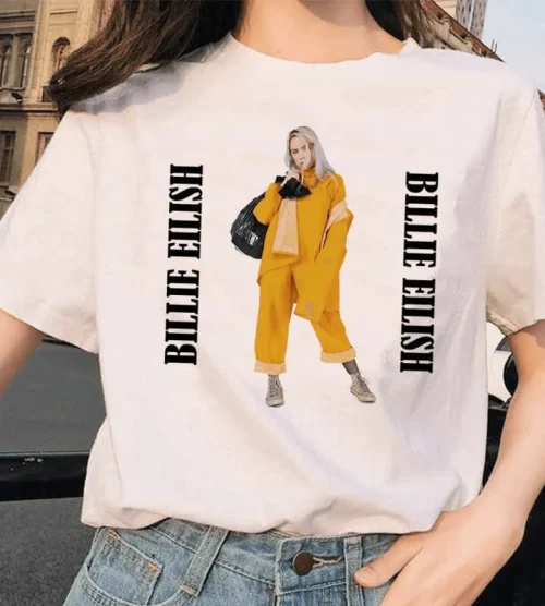 Billie Eilish Yellow Jumpsuit Tee
